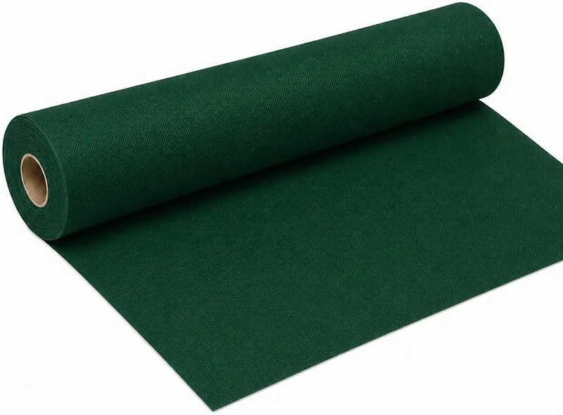Besuche den DeinPack-Store 1 Rolle Airlaid Tischläufer dunkelgrün 40cm x24m HORECA perforiert — Küche & Haushalt