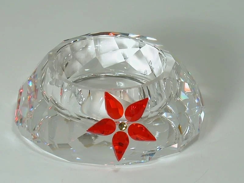 Besuche den Swarovski-Store Swarovski Teelicht Christstern Tealight Poinsettia 895391 AP2007 — Advent und Tisch