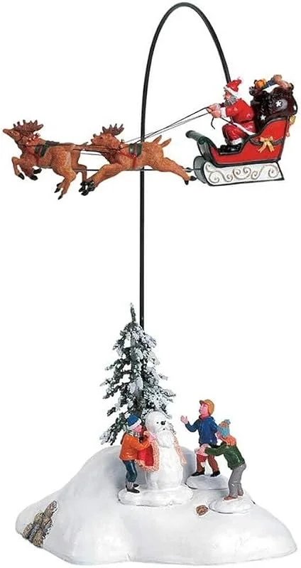 Marke: Lemax Lemax - Christmas Village - Sights & Sounds: Santa Claus is Coming to Town - (54353-UK) — Weihnachtsdeko