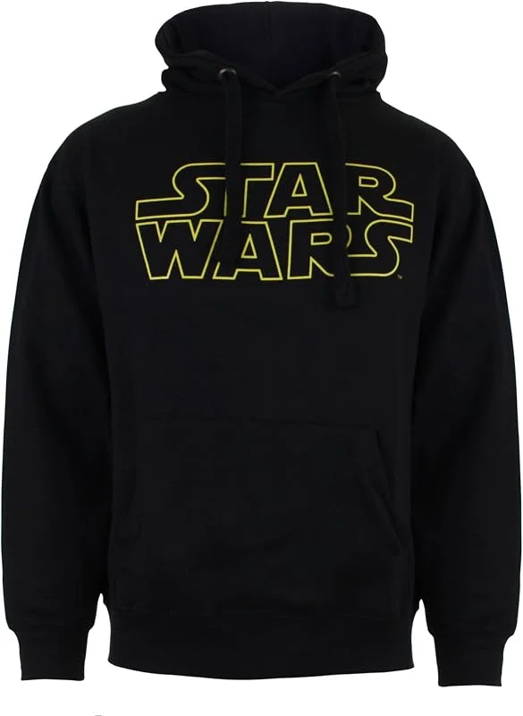 Besuche den Star Wars-Store Star Wars Herren Star Wars Basic Logo Hoodie (1er Pack) — Weihnachtsmode