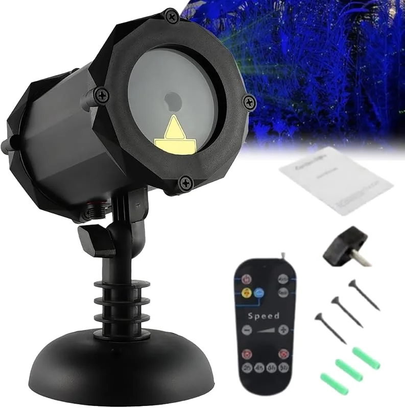 Marke: Generic Firefly Garden Lights Sternprojektor, beweglicher Außenprojektor mit Fernbedienung, 135° verstellbarer Projektionswinkel, Timer-Einstellungen, Firefly Landschaftsstrahler für Gärten, Camping, Parks — Weihnachtsbeleuchtung