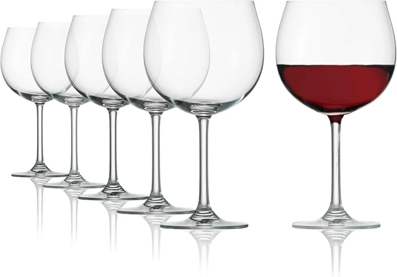 Besuche den Stölzle Lausitz-Store Stölzle Lausitz Weinland Burgundergläser Kristallglas 650 ml, 6er-Set — Wein und Festtafel