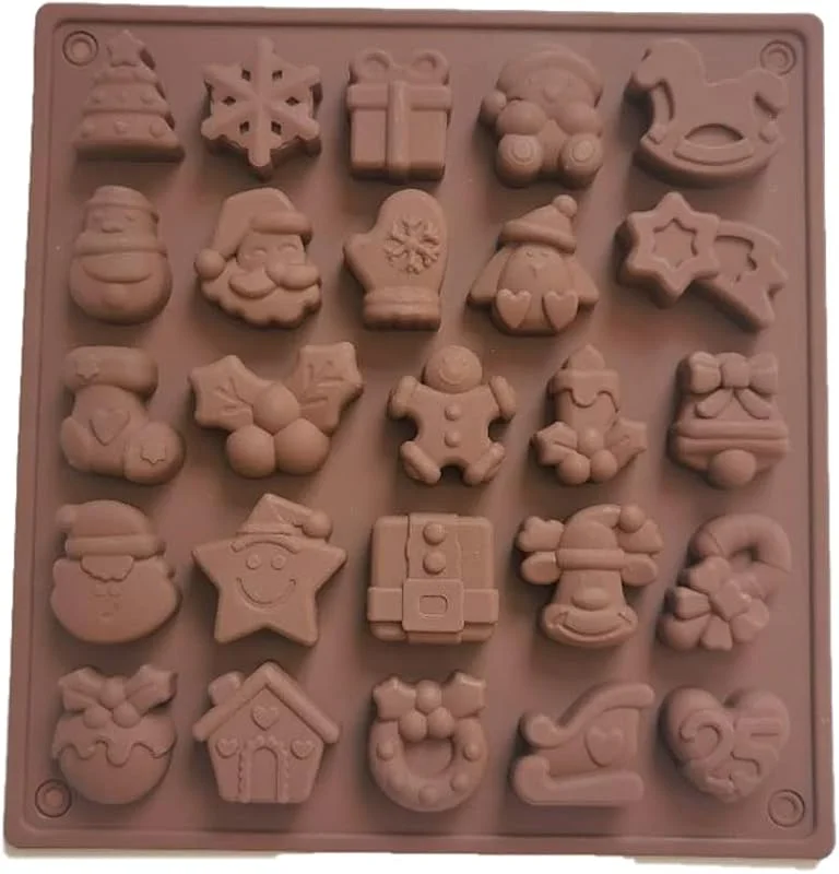Marke: Perodlly Weihnachten Schokoladenform Silikon Gelee Formen Antihaft-Süßigkeitsform für Kuchen DIY. — Weihnachtskueche