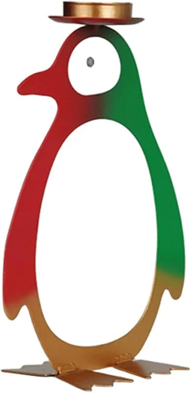 Marke: Generic Tealight Kerzenhalter Stehend Pinguin Ausstellungsstand — Kerzenlicht Abendessen