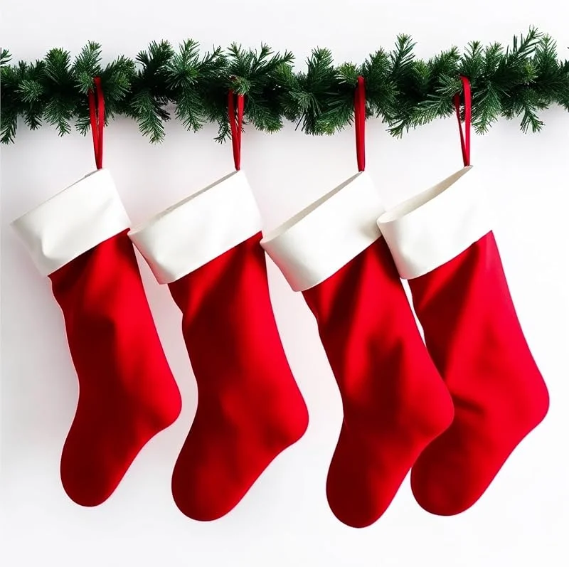 Besuche den TK Gruppe Timo Klingler-Store TK Gruppe Timo Klingler 16x Weihnachtsstrumpf, Nikolausstiefel, Weihnachtssocken, Nikolausstrumpf, Nikolaus Socke Strumpf zum Aufhängen und Befüllen an Weihnachten und Nikolaus (16x Nikolaussocken) — Weihnachtsdeko