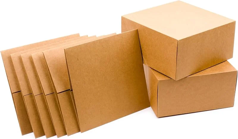 Besuche den Hallmark-Store Hallmark 8" Gift Boxes (Pack of 5, Square Kraft) for Christmas, Holidays, Birthdays, Weddings, Crafts, Fathers Day, Care Packages and More — Geschenkverpackung