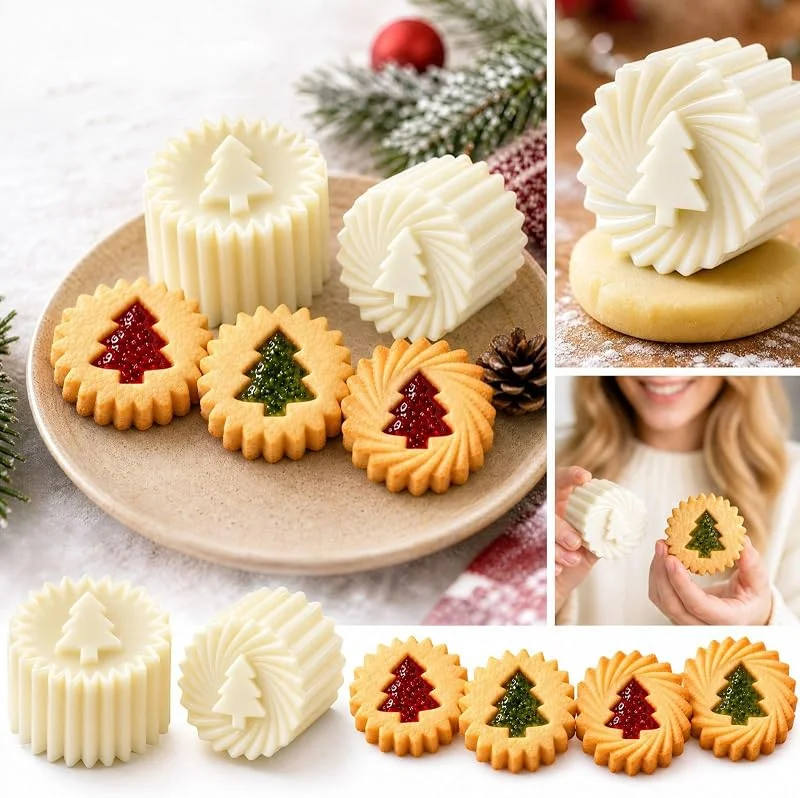Marke: FILWY Doppelseitige Teigform, Creative Double-Ended Pastry Mold, Weihnachtsbaum — Weihnachtskueche