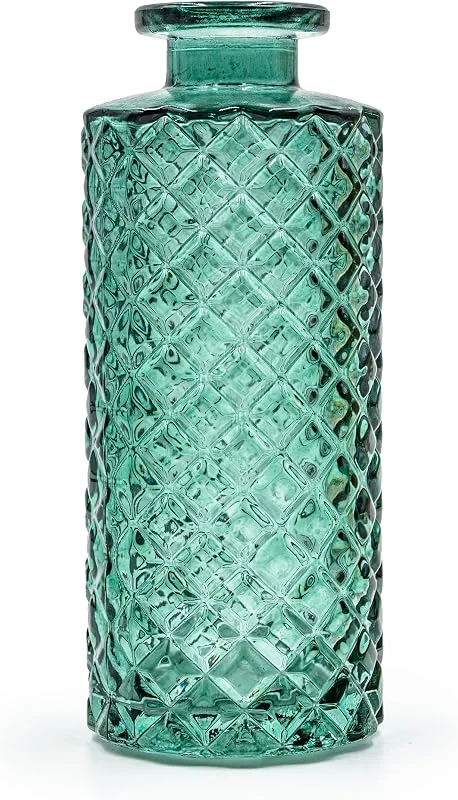 Besuche den Blümelhuber-Store Kleine Vase Glas Deko Hochzeit - Vase Klein - Vase Modern - Boho Hochzeit Deko Frühling - Pflanzen Deko Trockenblumen Set - Boho Deko — Kerzenlicht Abendessen