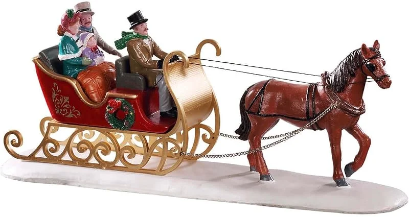 Marke: Lemax Lemax Christmas Village Victorian Schlittenfahrt - 93433 — Weihnachtsdeko