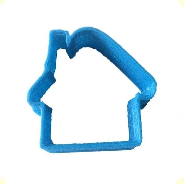 Marke: Cuticuter Cuticuter Häuschen Weihnachten per Ausstechform, Blau, 8 x 7 x 1.5 cm — Weihnachtskueche