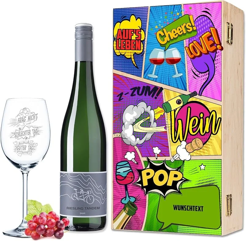 Besuche den GRAVURZEILE-Store GRAVURZEILE XL Weinglas mit Gravur - Schlechter Tag, Guter Tag, Frag nicht! - Lustige Geschenke - Originelles Geburtstagsgeschenk für Männer & Frauen — Wein und Festtafel