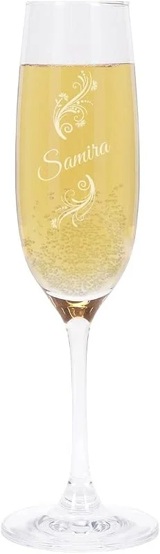 Besuche den Herz & Heim-Store Herz & Heim® Leonardo Sektglas personalisiert mit Gravur - Geschenke für Frauen mit Namensgravur - Personalisierte Geschenke als Geburtstagsgeschenk für Frauen & Geschenk Freundin — Wein und Festtafel