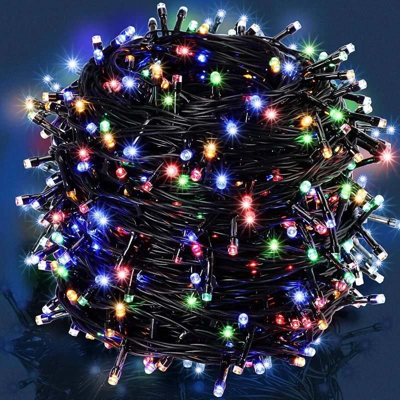 Besuche den Monzana-Store MONZANA® Lichterkette 200 LED 20m Innen Außen IP44 Stromsparend Stecker Leuchtkette Weihnachten Weihnachtsbeleuchtung Weihnachtsdeko Girlande Bunt