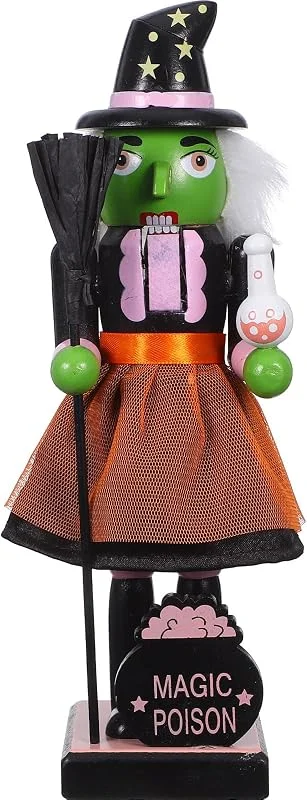 Marke: BESTOYARD BESTOYARD Halloween Nussknacker Holzfigur 25x7x6, 5cm handbemalt — Weihnachtsdeko