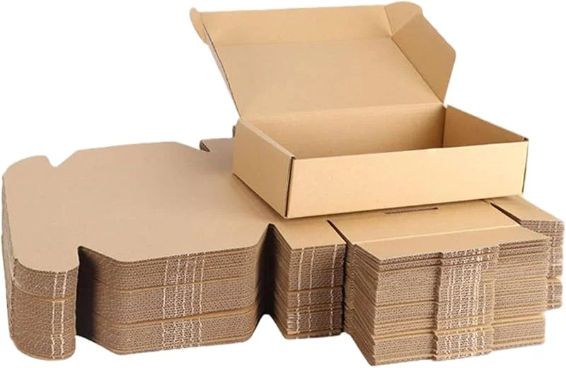 Marke: AZIDWERYQ 20 Stück kleine Versandkartons, 6 x 4 x 1, 6 Faltkartons aus Wellpappe, für Unternehmen, Versand, Verpackung, Handwerk, Verpackung, Versand — Geschenkverpackung
