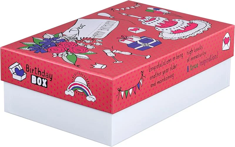 Besuche den FALKEN-Store FALKEN StoryBox BIRTHDAY mit Deckel 120 mm hoch DIN A4+ Made in Germany — Geschenkverpackung