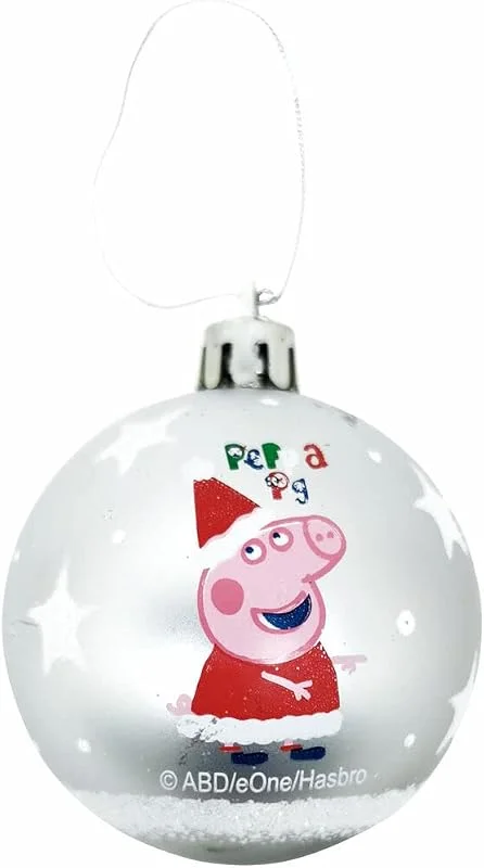 Besuche den ARDITEX-Store ARDITEX PP14018 Weihnachtsbaumkugeln, Durchmesser 8 cm, 6 Stück — Weihnachtsdeko