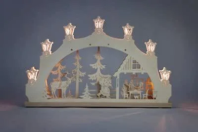 Besuche den weigla-Store WEIGLA Schwibbogen Weihnachtsabend Länge ca 52cm NEU Motivleuchte Lichterbogen LED Bergkirche Kirche Holz Erzgebirge Seiffen Beleuchtung Weihnachten Geschenke Weihnachtsmann Ruprecht Schneemann BES — Weihnachtsdeko