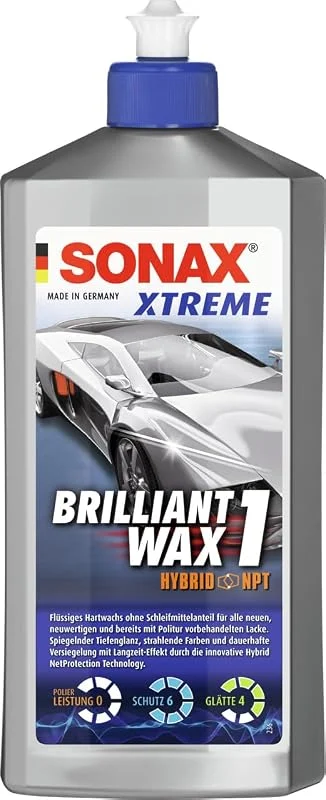 Besuche den SONAX-Store SONAX XTREME BrilliantWax 1 Hybrid NPT (500 ml) — Hautpflege