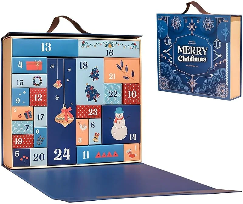Marke: Generisch Bunte Wiederverwendbare Boxen, Leere Adventskalender Zum Befüllen, Kinder — Advent und Tisch