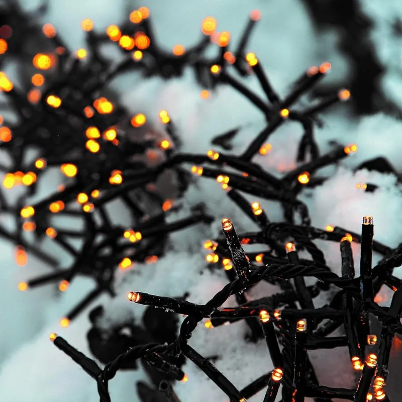 Besuche den hellum-Store hellum LED Lichterkette außen Stecker, 800 LED warmweiß, beleuchtet 15, 98m — Weihnachtsbeleuchtung