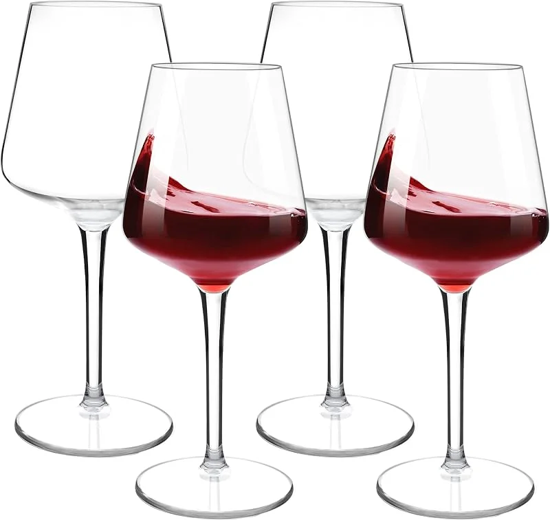 Marke: COOKY.D Große bruchsichere Kelchgläser für Rot Weißwein Tritan Kunststoff Spülmaschinengeeignet Drink-Set Geschenk 445 ml (15, 6 oz), 4er Set — Wein und Festtafel