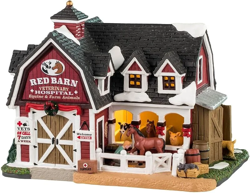 Marke: Lemax Lemax - Red Barn Veterinary Hospital — Weihnachtsdeko