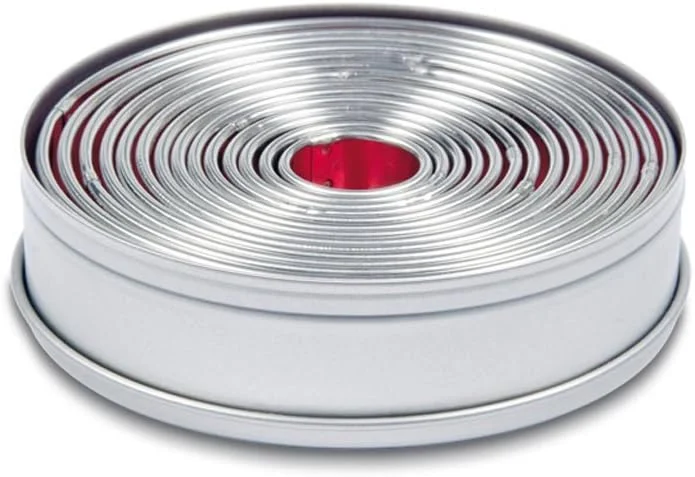 Besuche den Städter-Store Städter Ausstecher Ringe glatt, 14-tlg. Set, Ø 2, 5–11 cm, Edelstahl — Weihnachtskueche