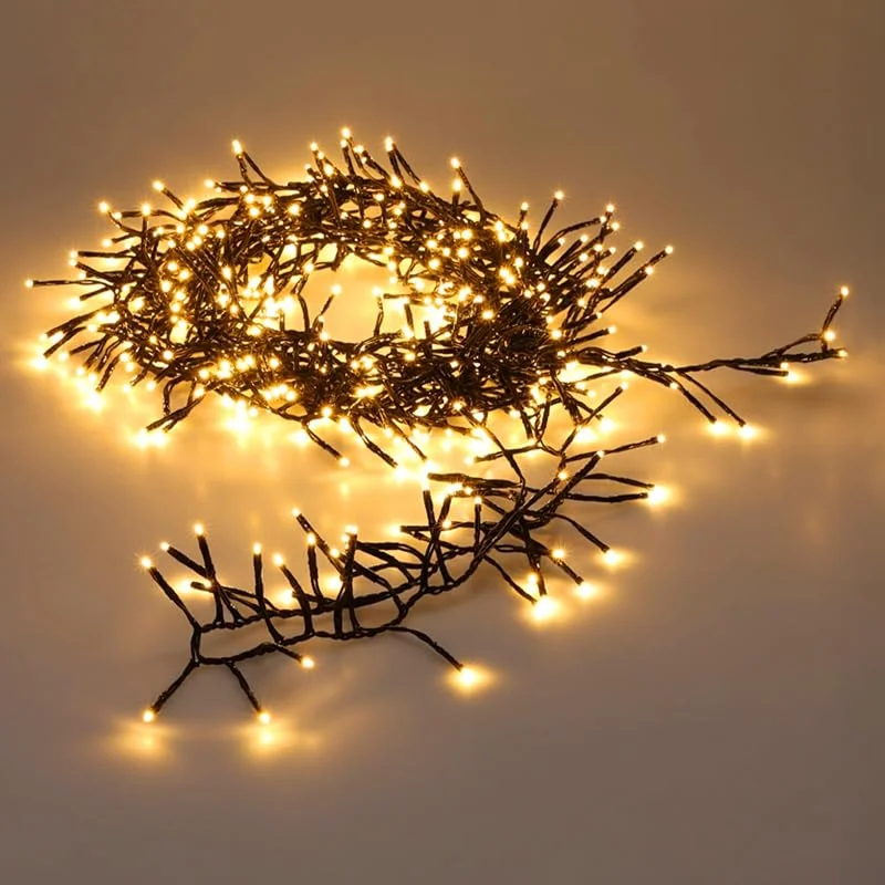 Besuche den Spetebo-Store Spetebo Büschel Lichterkette für Außen warm weiß mit Timer und Netzstecker - 15 m, 1152 LED - Outdoor Weihnachtslichterkette mit 8 Funktionen - Garten Deko Weihnachtsbaum Beleuchtung wasserdicht — Weihnachtsbeleuchtung