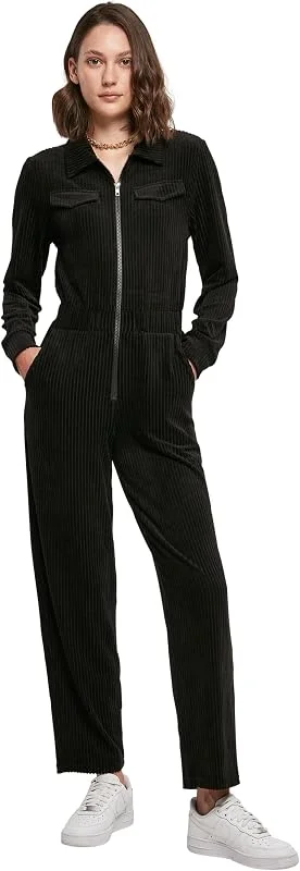 Besuche den Urban Classics-Store Urban Classics Damen Ladies Velvet Rib Boiler Suit — Weihnachtsmode