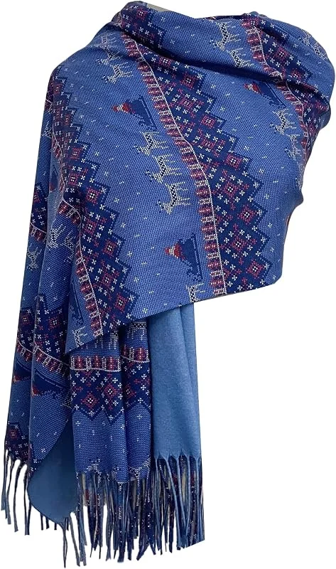 Besuche den GFM-Store GFM® Damen Weihnachten und Schneeflocken entwerfen Pashminaartschal (SPASH) — Weihnachtsmode