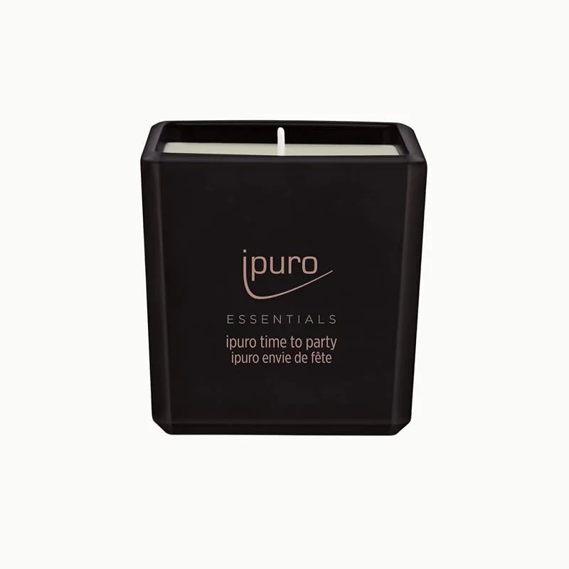 Besuche den Ipuro-Store ipuro - dekorative ipuro time to party Duftkerze - puristische Duftkerzen im Glas - intensive Duftkerzen mit karamellig-fruchtigen Noten - stilvolle Kerze für ein einzigartiges Dufterlebnis 125 g — Kerzenlicht Abendessen