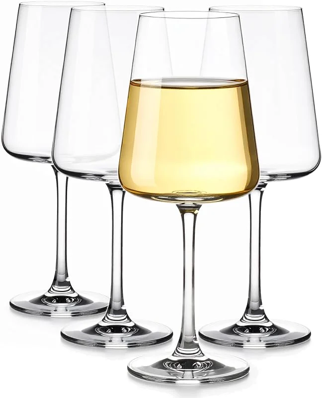 Besuche den Glasmark KROSNO 1992-Store Glasmark KROSNO 1992 Weißweingläser modern 4 Stück, 390 ml, Weingläser Set — Wein und Festtafel