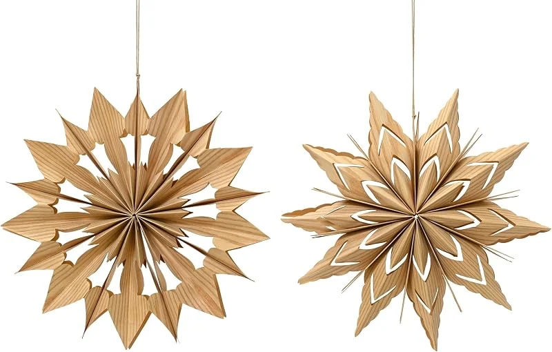 Marke: Decoris Decoris Weihnachtsschmuck Stern 30cm Papier Naturbraun 1 Stück Sortiert — Weihnachtsdeko