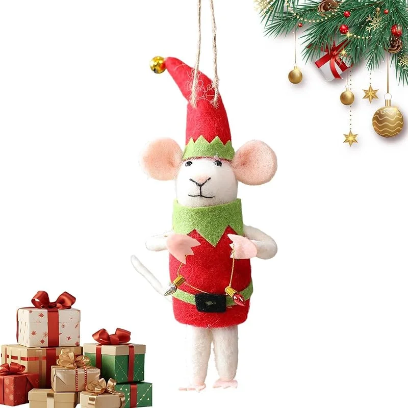 Marke: Generisch Filz-Tierbaum-Ornament, festlicher Party-Fensterkranz-Anhänger — Weihnachtsdeko