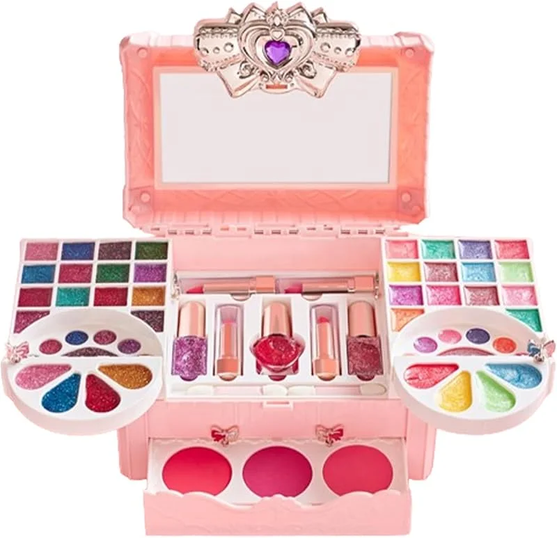 Marke: Generisch Kinder Make-Up, Spielkosmetik Set Mit Aufbewahrungskoffer Für — Weihnachtsdeko
