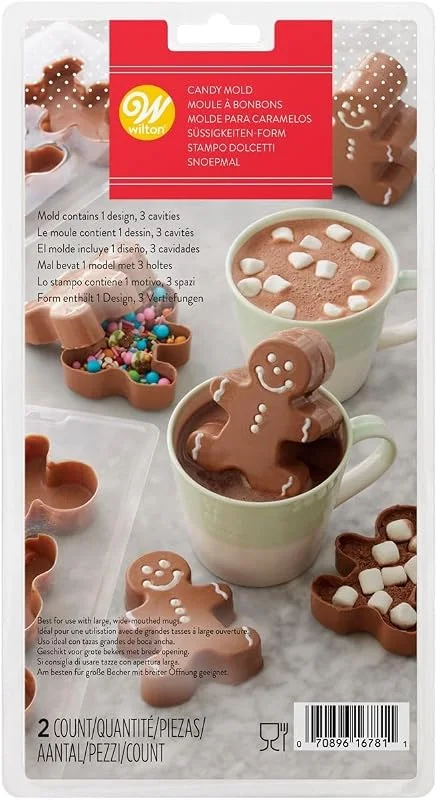 Besuche den Wilton-Store Wilton 3D Candy Mould, Gingerbread — Weihnachtskueche