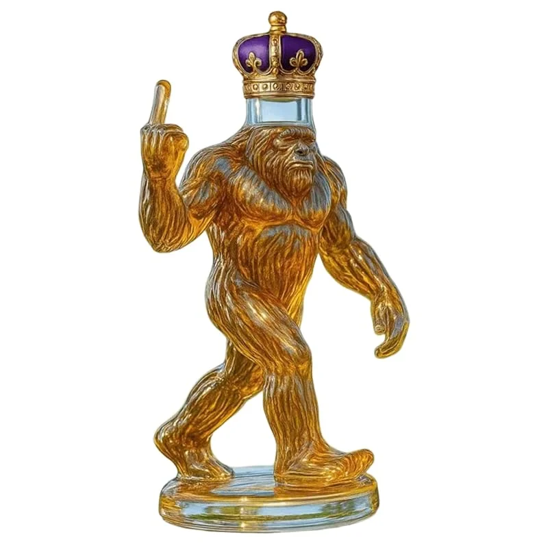 Marke: Goutdori Lustiger Gorilla-Glas-Whisky-Wein-Dekanter mit Finger-Design für die Hausbar in transparent. — Wein und Festtafel