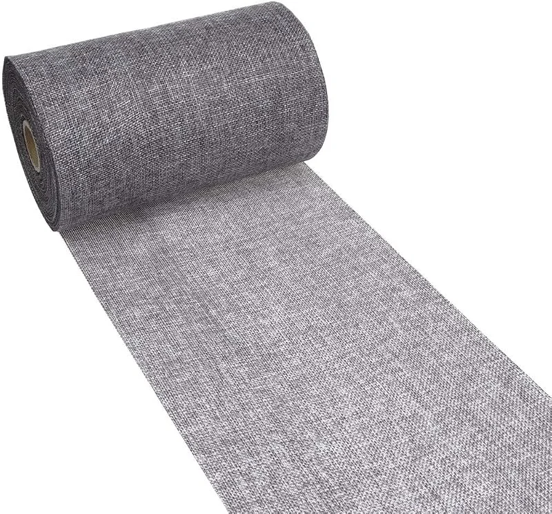 Besuche den Deko AS GmbH-Store DEKO AS Shabby Chic Leinenoptik Tischläufer, Polyester geruchsneutral, Dunkelgrau, 20 cm x 25 m — Küche & Haushalt