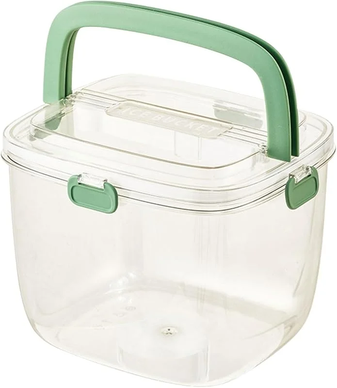 Marke: Lijiaxiuyc-101 eiskübel Outdoor-Eiskübel, Bar, spezieller Champagner, Bier, Rotwein, Zuhause, Eiskübel, Eiswürfelschale, beige, grün sektkübel(Green) — Küche & Haushalt