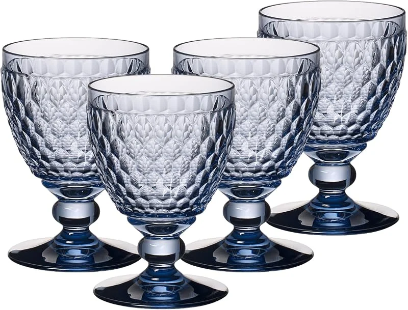 Villeroy & Boch Boston Coloured 4er Set Rotweinglas blau — Wein und Festtafel