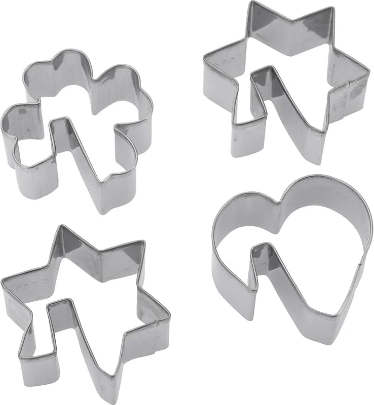 Besuche den Westmark-Store Westmark Ausstechformen-Set, Verschiedene Motive, Rostfreier Edelstahl, Tassenkekse, 4-tlg., Silber, 31962260 — Weihnachtskueche
