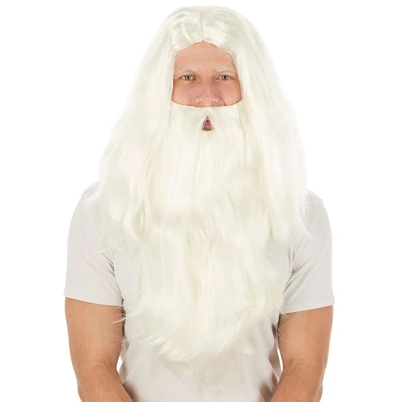 Marke: dressforfun dressforfun Perücke Weihnachtsmann + Bart, Nikolaus Santa Claus Zauberer Fasching Halloween — Haarpflege