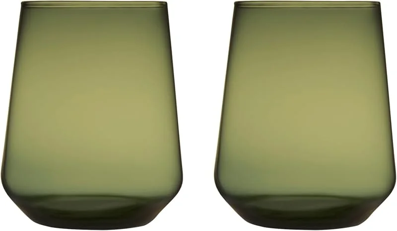 Marke: Iittala Iittala Essence Wassergläser, grün, 35 cl, 2 — Wein und Festtafel