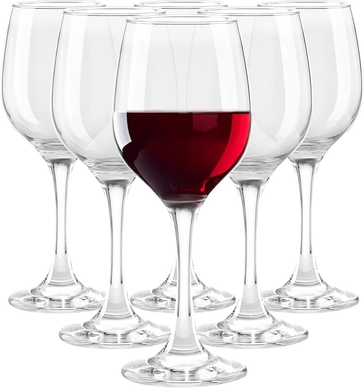Besuche den Glasmark KROSNO 1992-Store Glasmark KROSNO 1992 Weingläser Set Gläser 6 Stück 250 ml Weißweingläser Rotweingläser Wein Glas Dessert Coctail Wassergläser Spülmaschinenfest — Wein und Festtafel