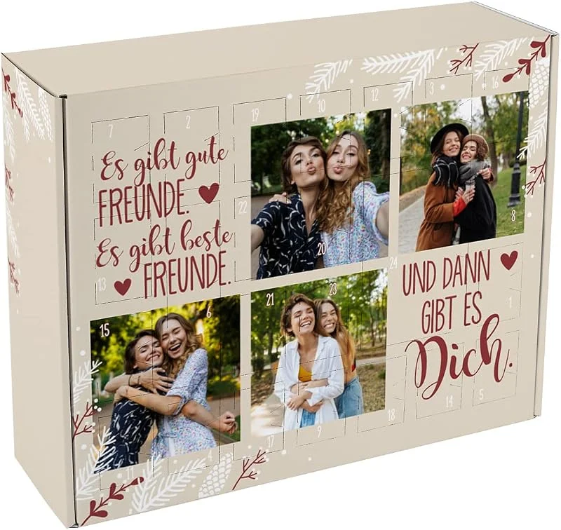Besuche den Herz & Heim-Store Herz & Heim® Adventskalender für die Beste Freundin zum selbst befüllen, mit eigenen Fotos — Advent und Tisch