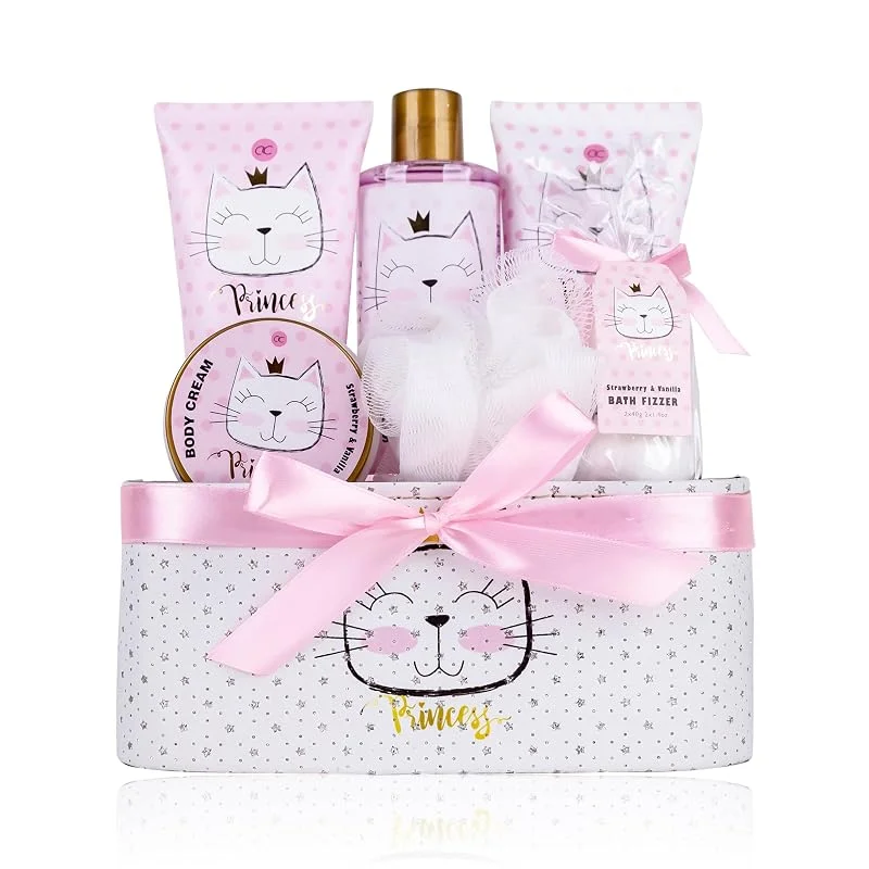 Besuche den accentra-Store Accentra PRINCESS KITTY Geschenkset Mädchen Badeset Körperpflege 7-tlg. — Hautpflege