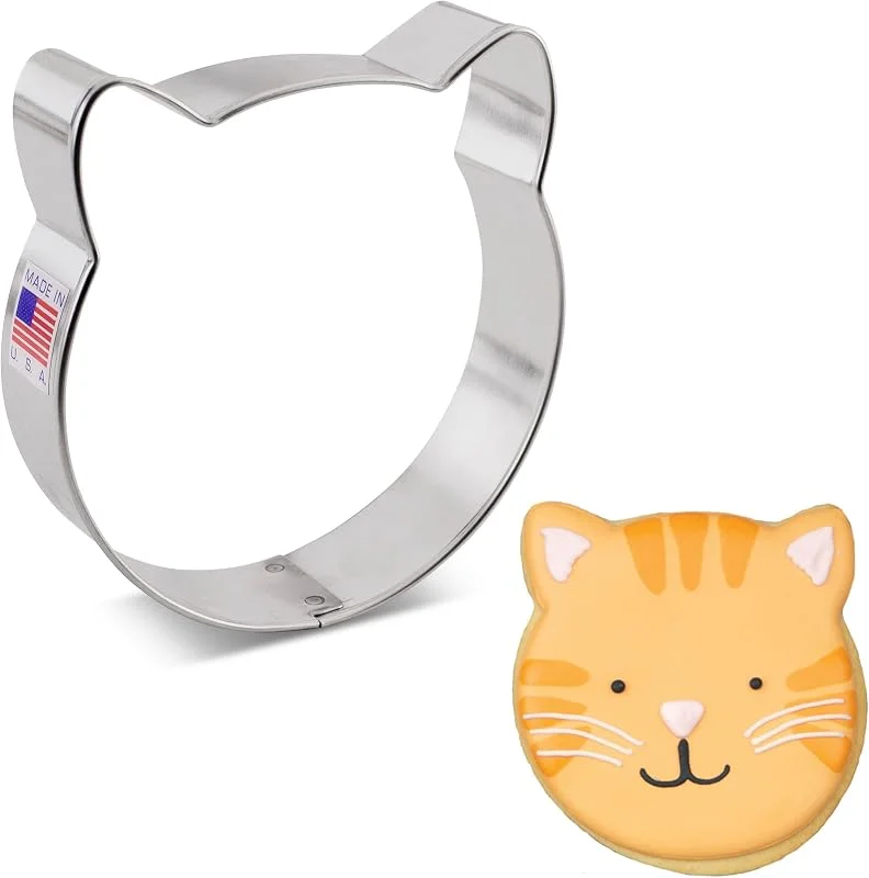 Besuche den Ann Clark Cookie Cutters-Store Keksausstecher Katze - Für Plätzchen, Brot, Sandwiches mit Katzengesicht - 10, 2 cm - Ausstechformen von Ann Clark USA — Weihnachtskueche