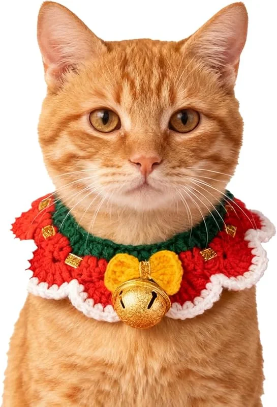 Marke: Generisch Weihnachts Halsband Für Haustiere Festliches Zubehör für Kätzchen- und — Weihnachtsmode