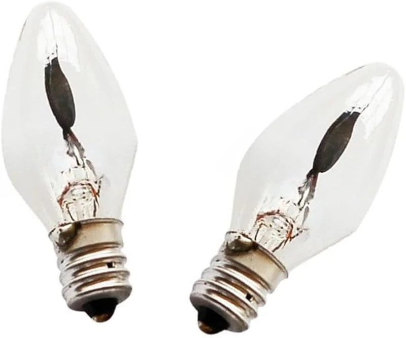 Marke: ShuoHui ShuoHui E14 Dimmbar Flammlampen Glühlampe Flackernde Kerze 230V 1, 5W, dekoratives Leuchtmittel Flackerkerze (2) — Kerzenlicht Abendessen